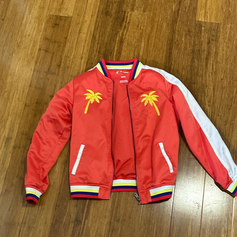 LAST CHANCE OFFER: Art Class Red Palm Tree Puffer Jacket